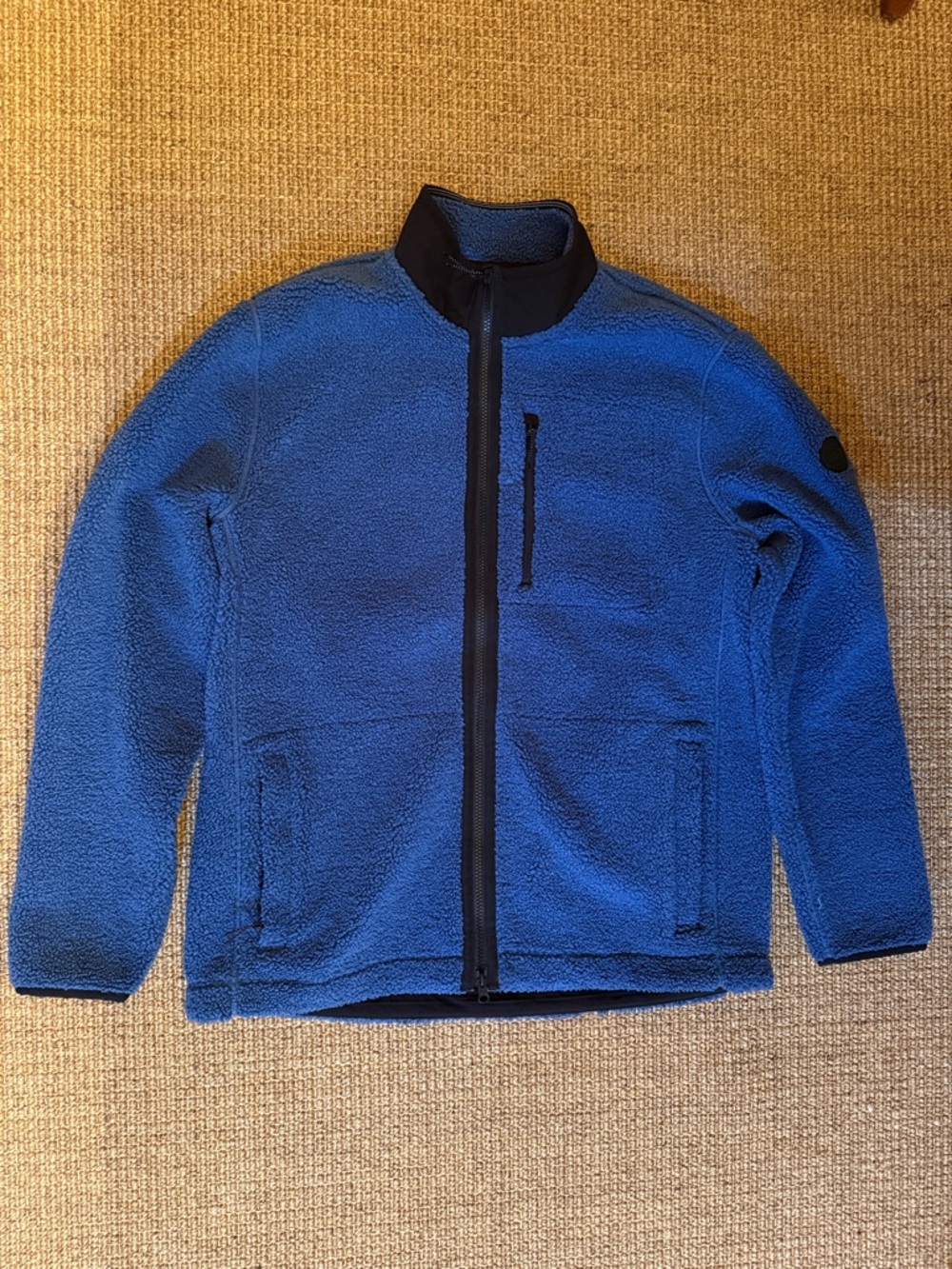 Vineyard Vines Large Men's Royal Blue Full-Zip Fleece Jacket